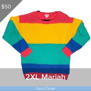 LuLaRoe Mariah sweater